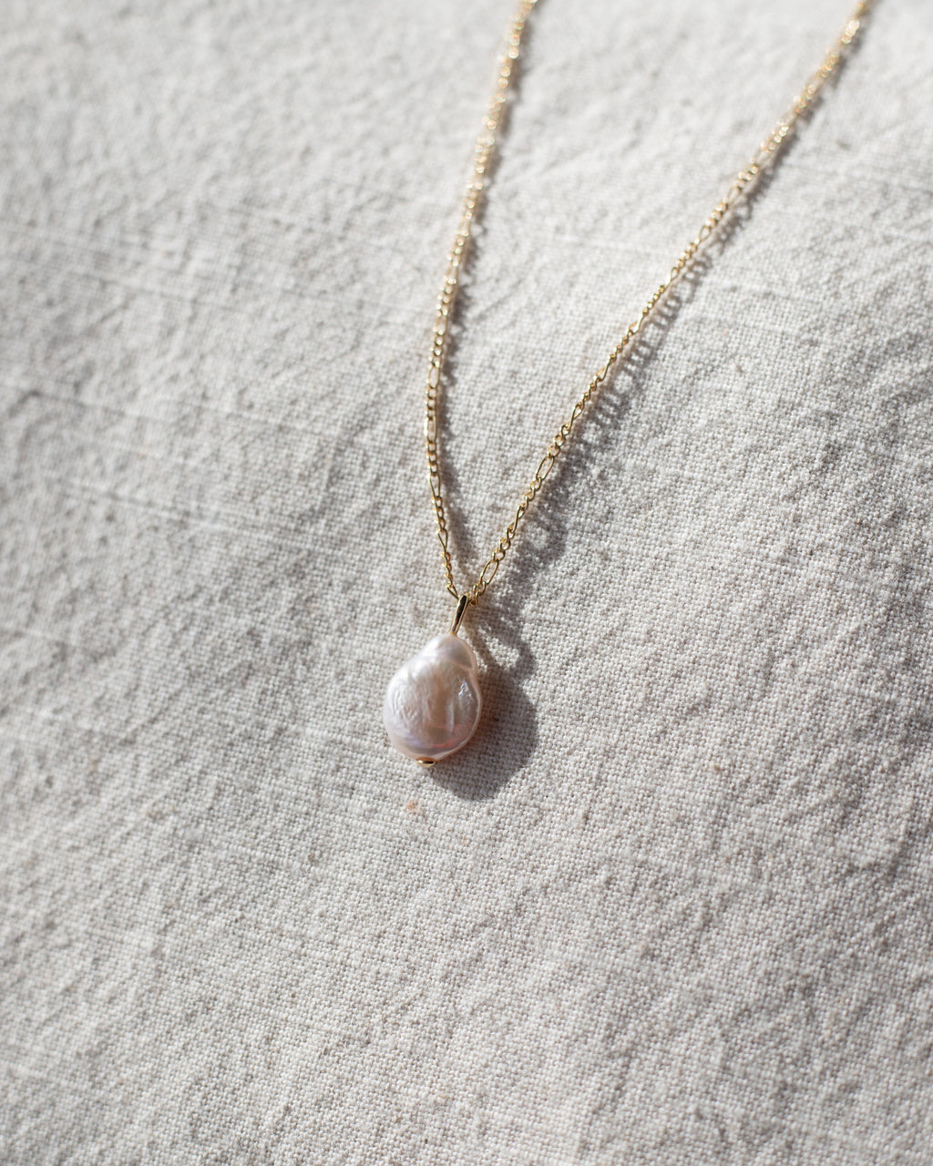 Pearl Gold Filled Necklace