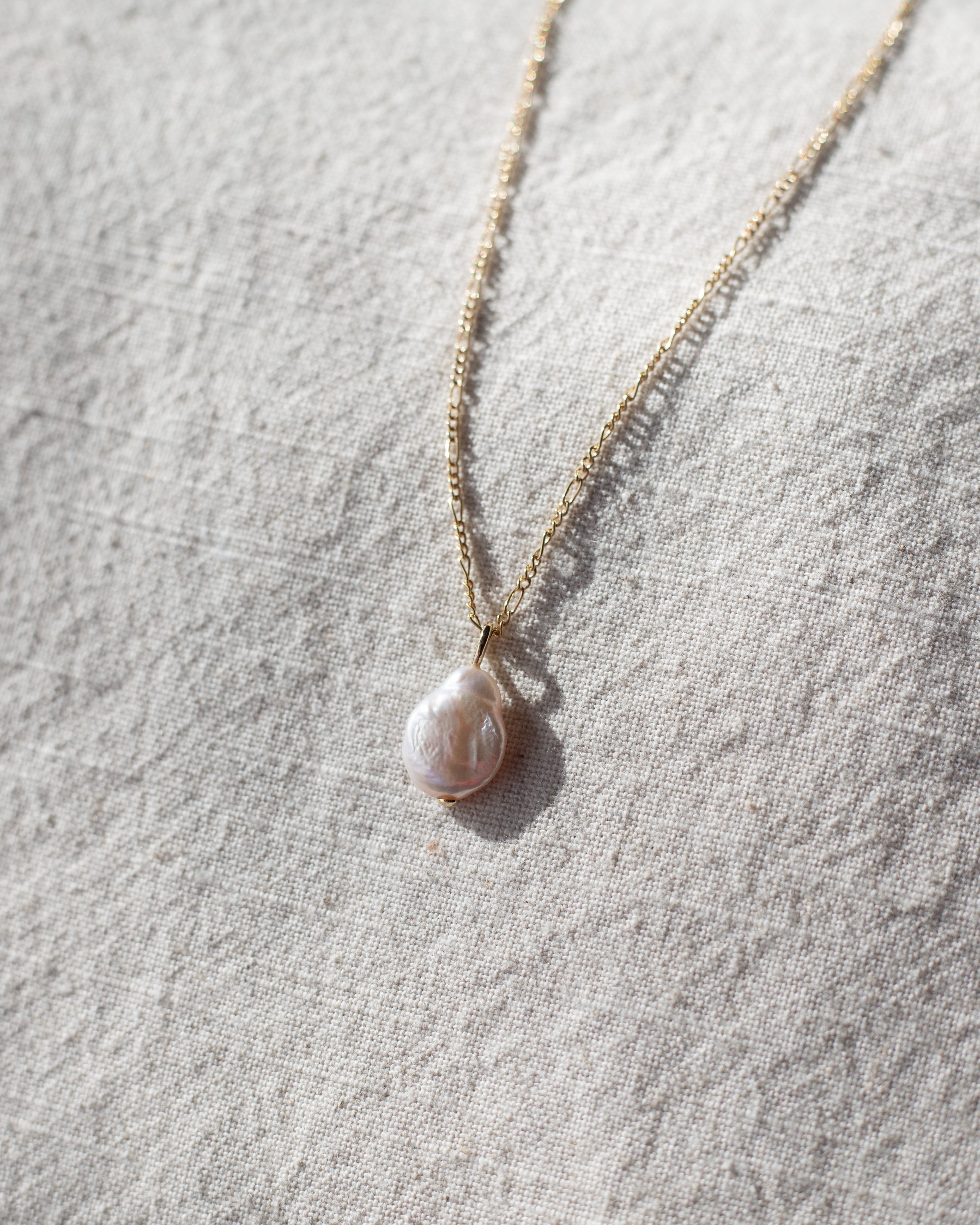 Pearl Gold Filled Necklace