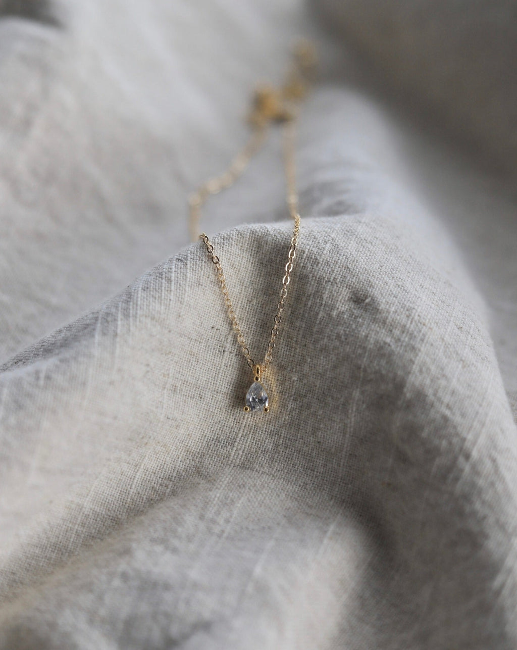 Teardrop Pendant Necklace