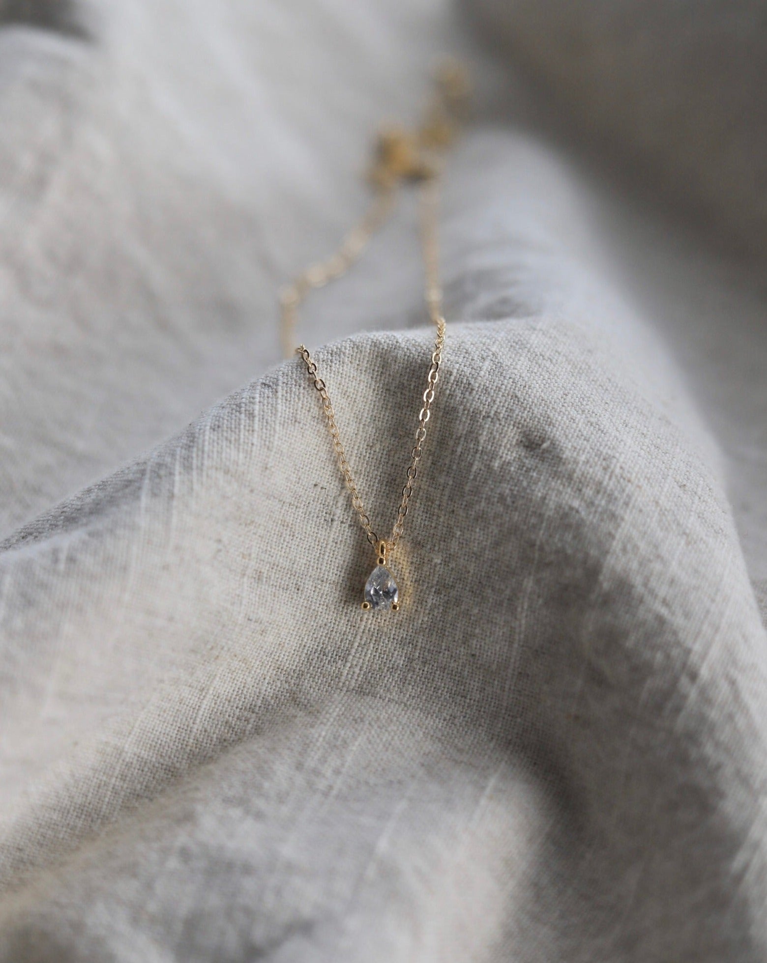 Teardrop Pendant Necklace