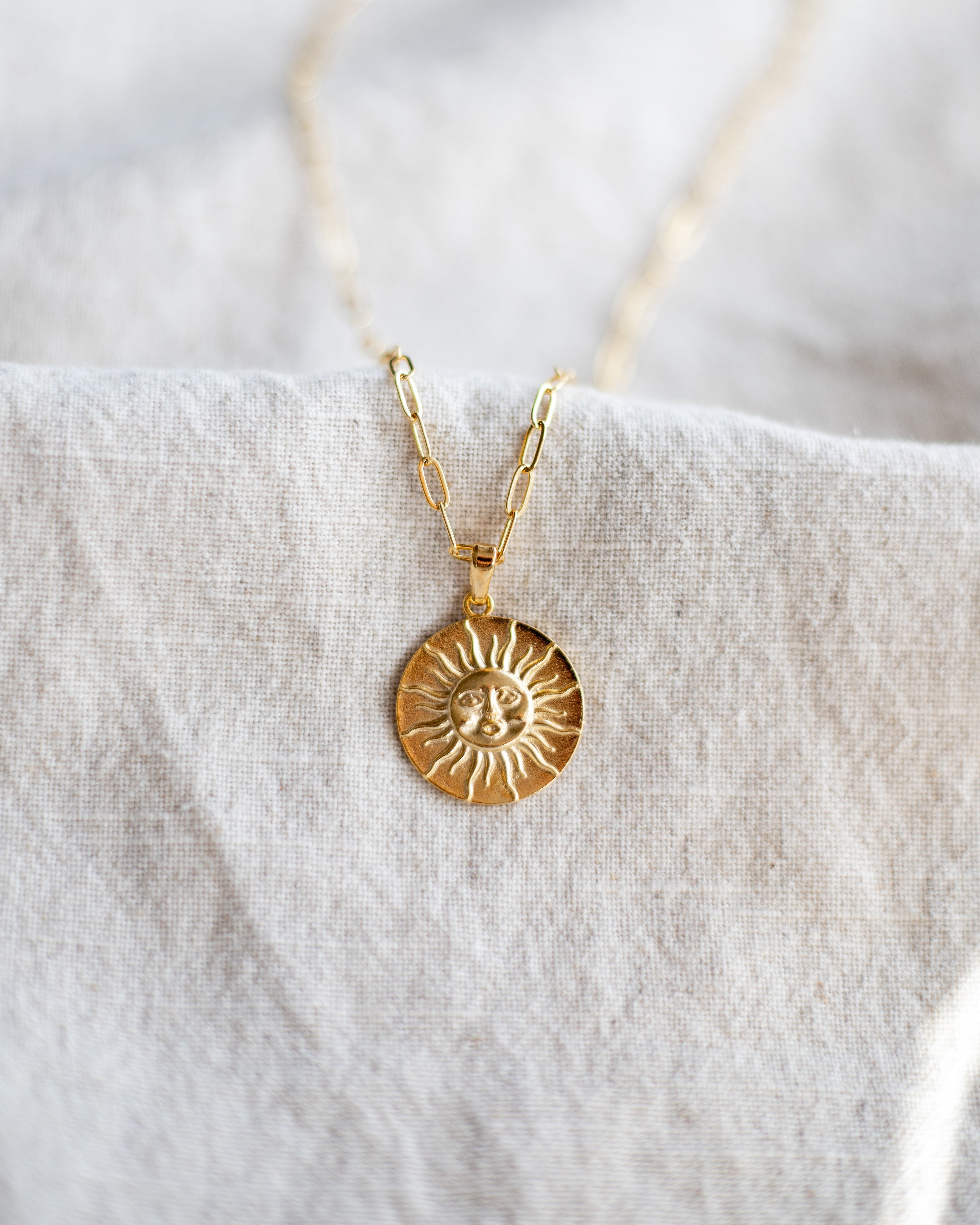 Sun Medallion Necklace