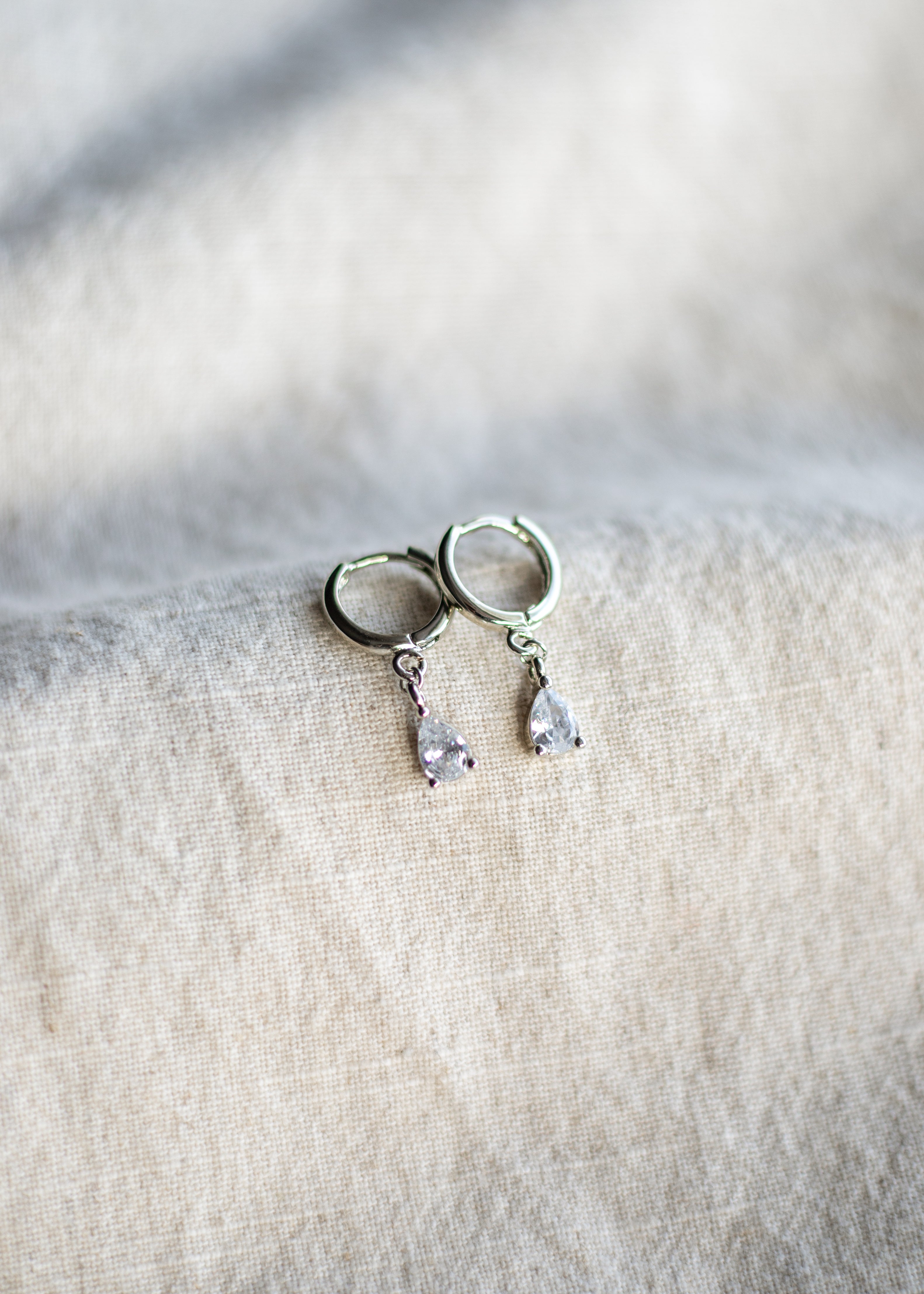 Teardrop Pendant Earrings