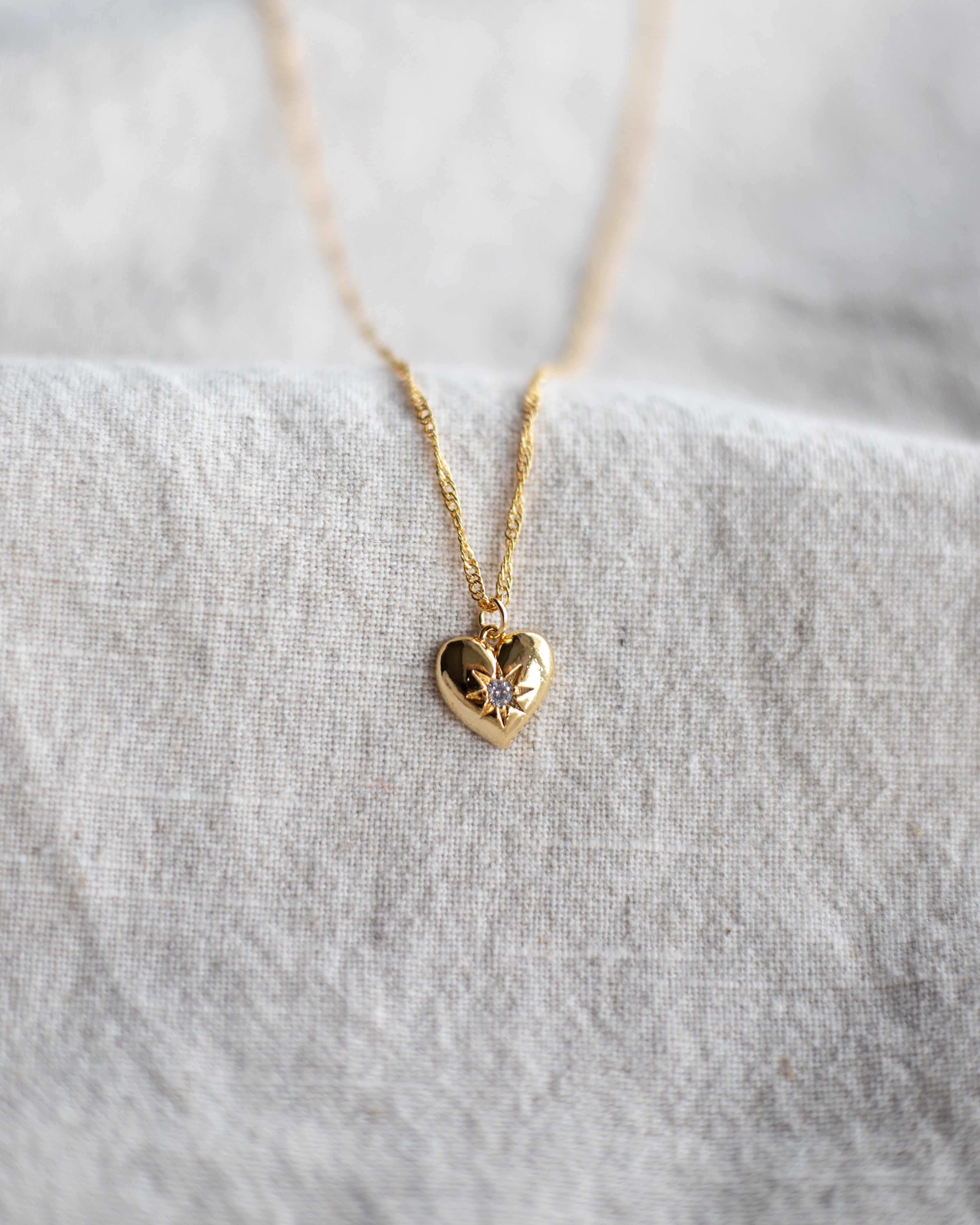 Stone Heart Necklace