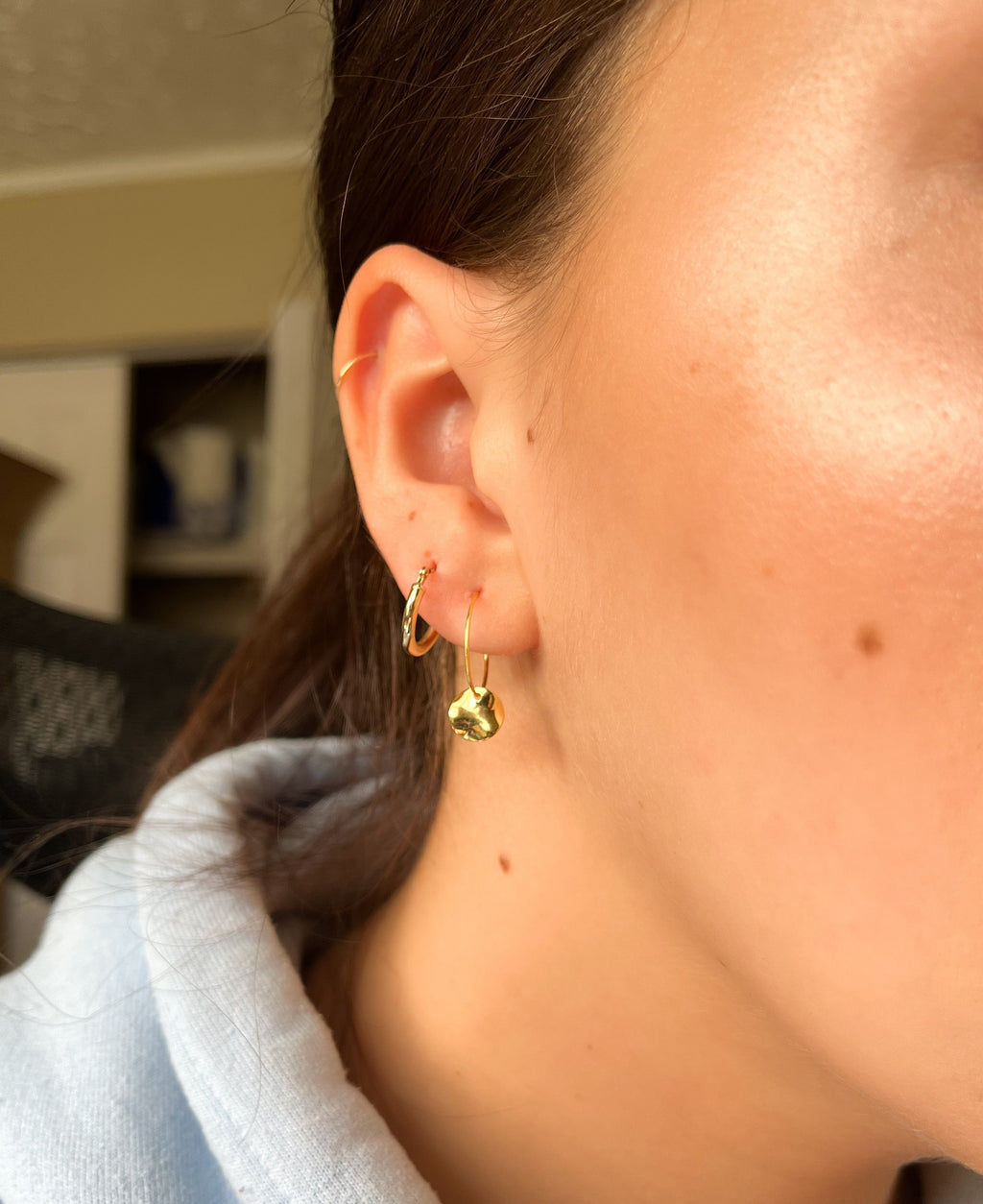 Disc Earrings