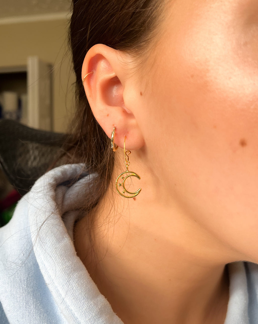 Sun + Moon Earrings
