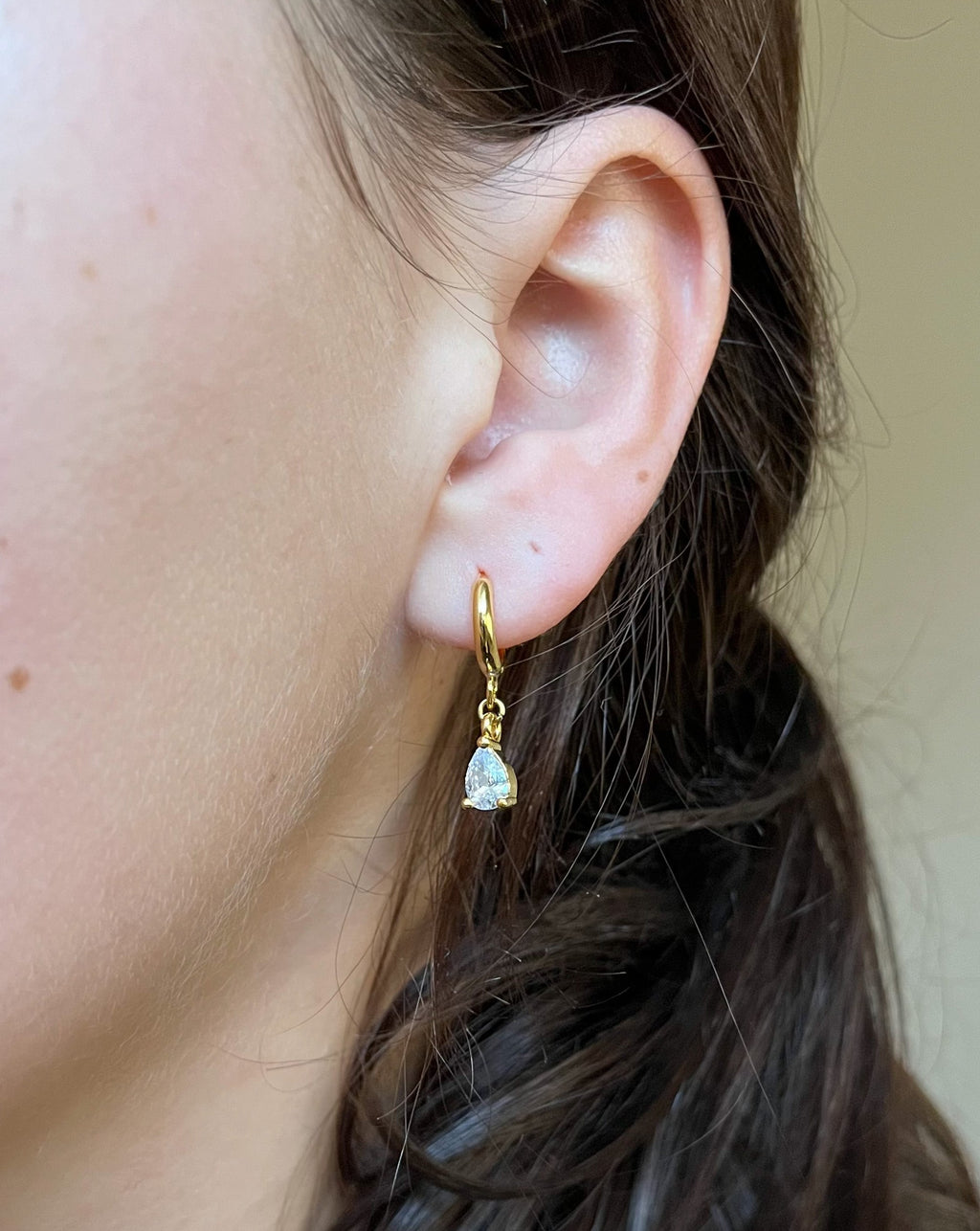 Teardrop Pendant Earrings
